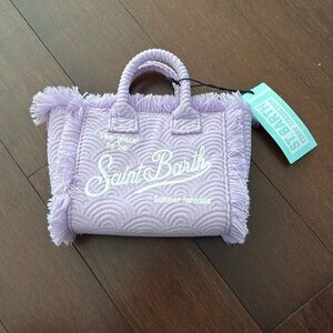 St Barth Mini Light Purple Handbag